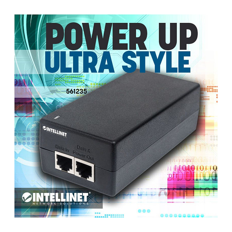 Injektor Ultra PoE+ Gigabit Intellinet 1-Port 60W - Figura 2