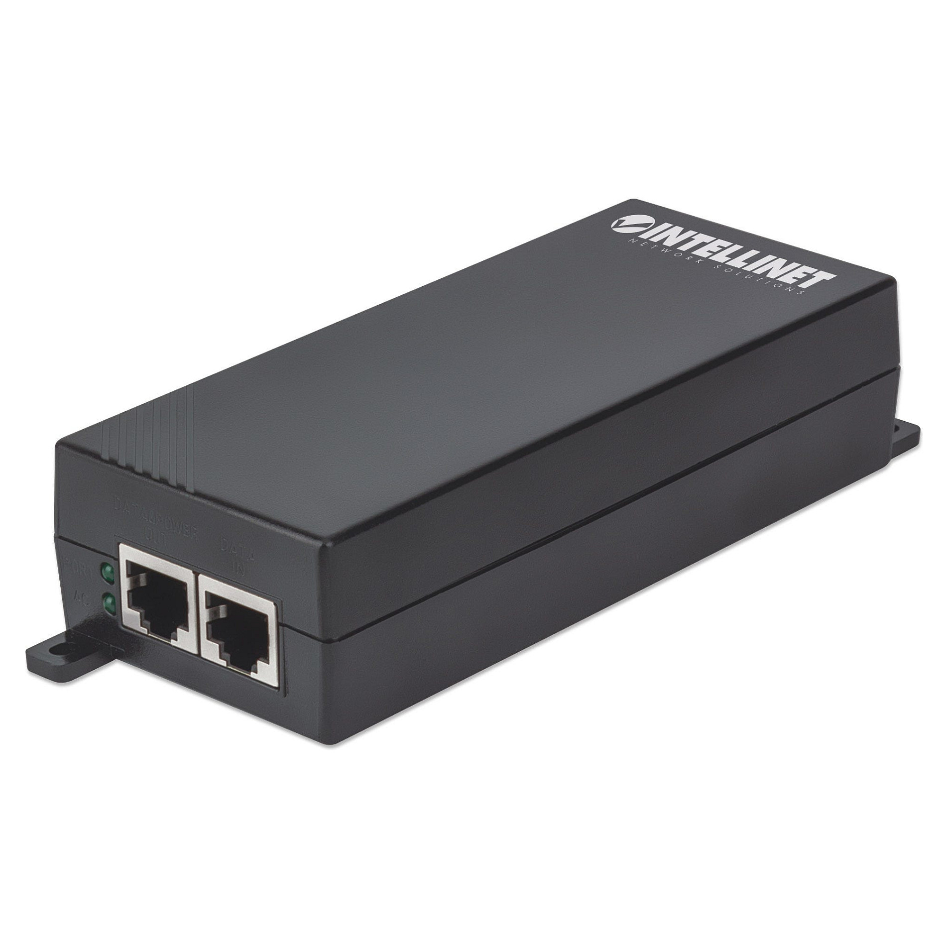 Intellinet Gigabit PoE+ Injector 30W 802.3at/af 1-Port High Power PoE Adapter