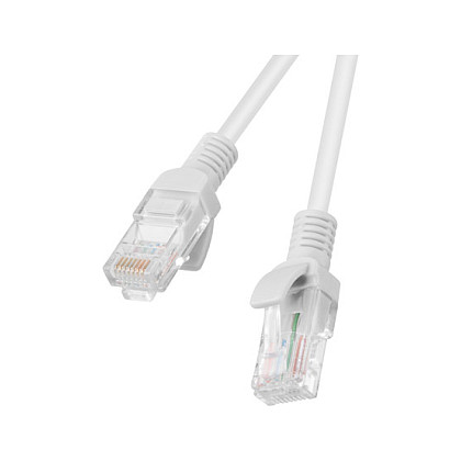 Lanberg CAT5e UTP 3m Network Cable Patch Cord 1Gbps RJ45 Ethernet Kabllo Rrjeti Gri