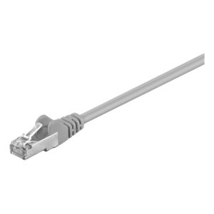 Kabllo për rrjet Goobay Cat5e / 10.0m / SF‑UTP / 2xRJ45 / PVC / CCA - Gri
