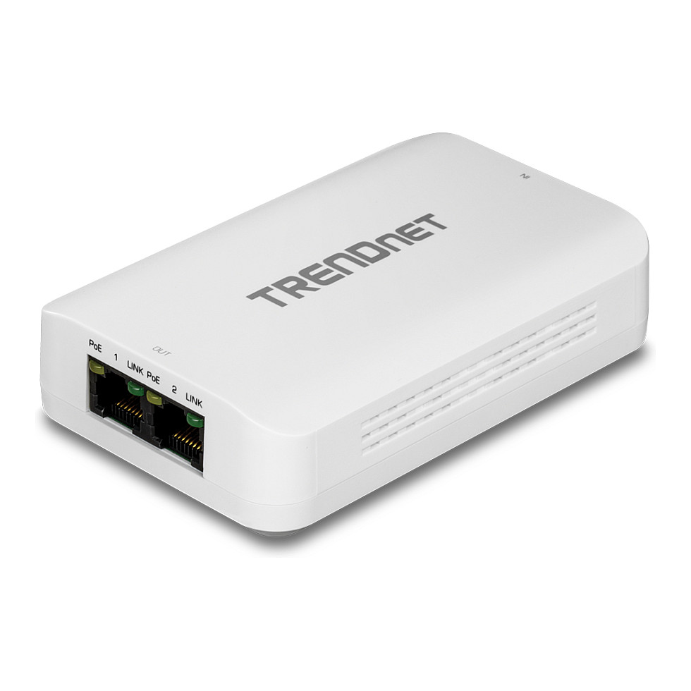Aksesorë për rrjet TRENDnet / TPE‑BE200 / PoE++ Extender / 2‑Port Gigabit