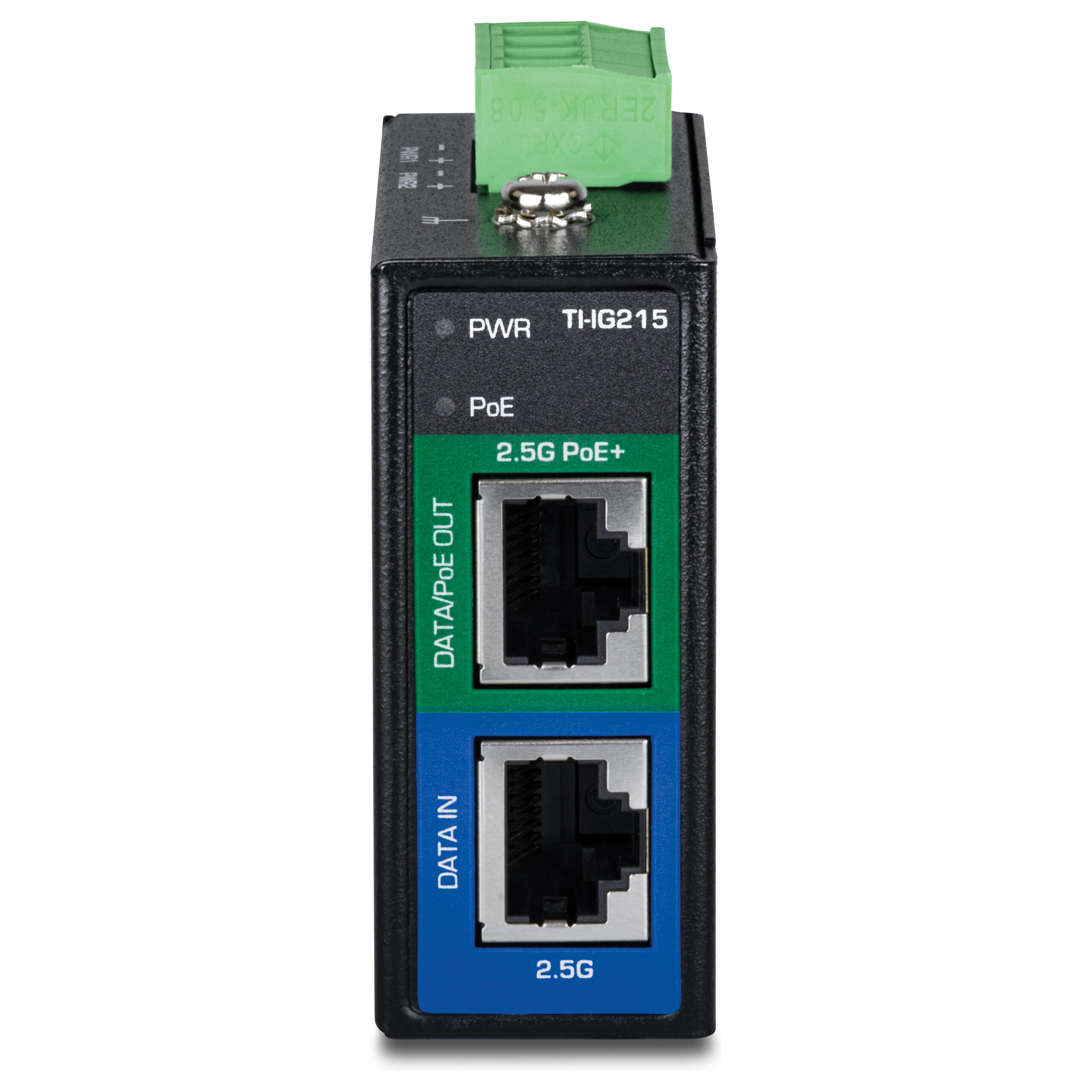 Aksesorë për rrjet TRENDnet TI‑IG215 / Industrial PoE+ Injector / 2.5G 30W DIN‑Rail - Figura 2