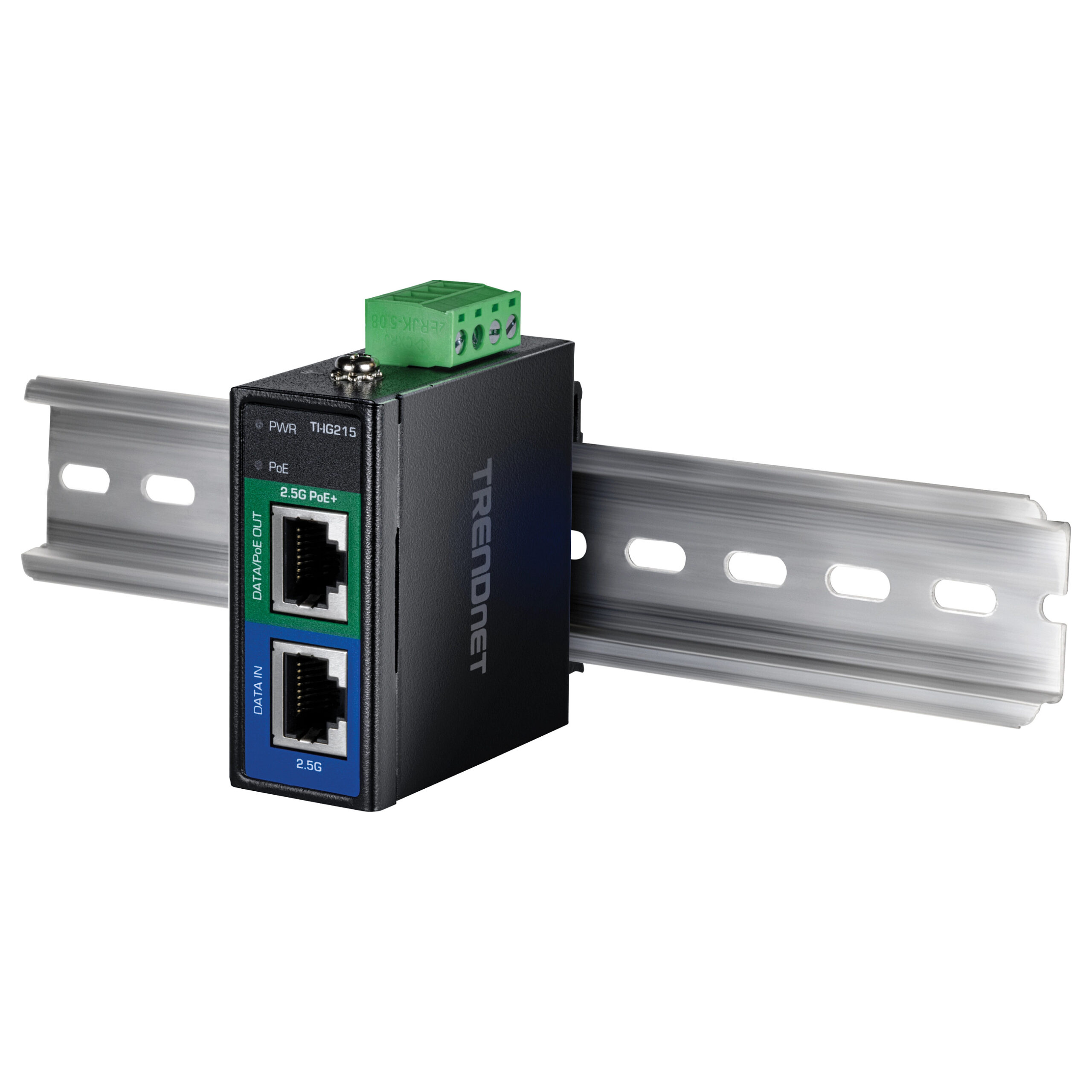 Aksesorë për rrjet TRENDnet TI‑IG215 / Industrial PoE+ Injector / 2.5G 30W DIN‑Rail - Figura 5