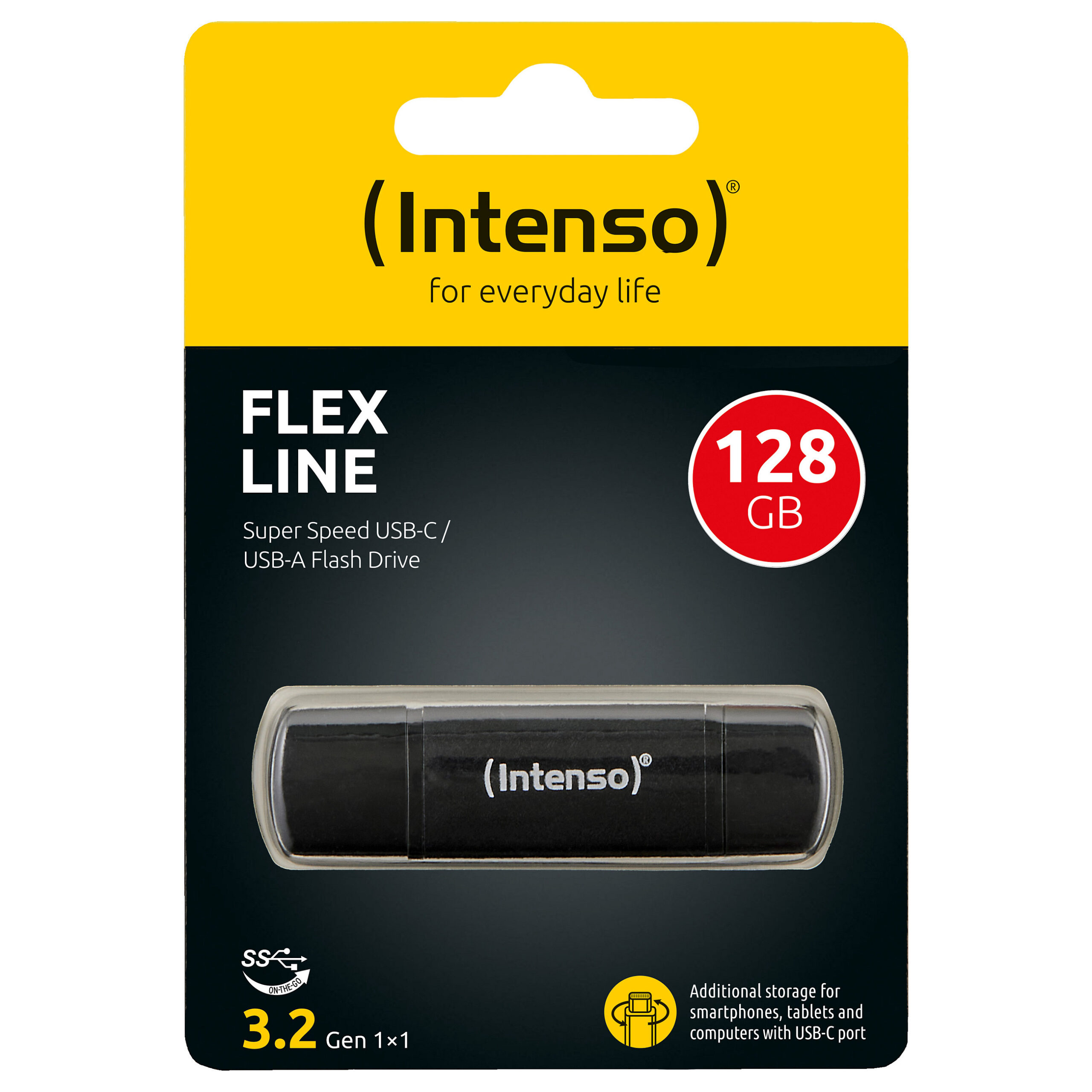 USB Flash Drive Stick Intenso Flex Line 128GB / USB-C and USB-A - Figura 2