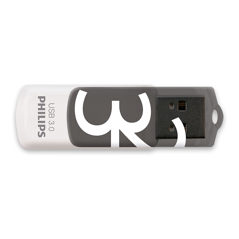 USB Flash Drive Stick Philips USB 3.0 2-Pack 32GB Vivid Edition Shadow Grey