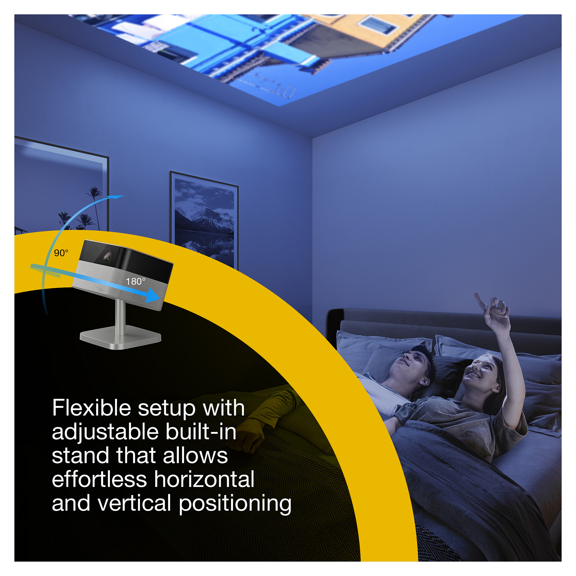 Projektor Epson EF-72 Lifestudio Flex / Portable 3LCD RGB-LED / 1000 Lumens / 4K PRO-UHD / HDMI - Figura 4