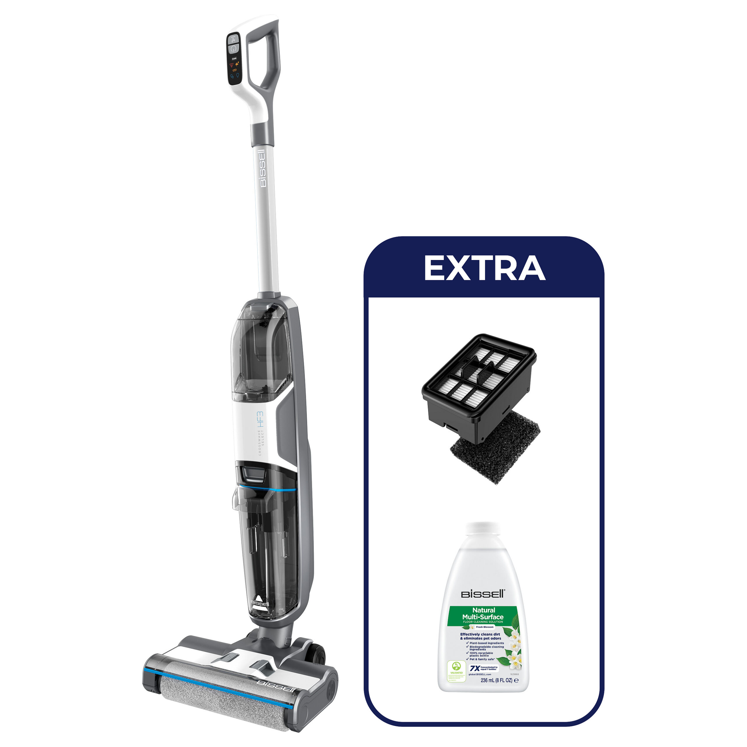 Fshesë Robotike Wet & Dry Bissell CrossWave HF3 Select 3639N - Gri - Figura 2