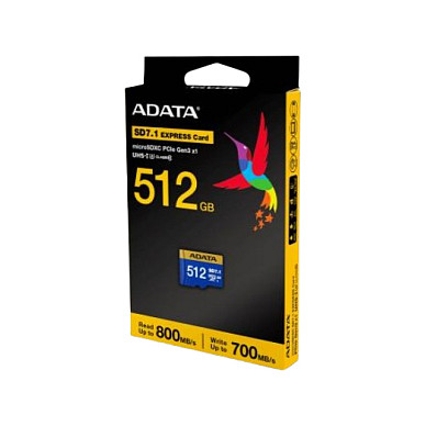 Kartë Memorie SD ADATA Premier Extreme microSDXC 512GB SD7.1 UHS-I U3 V30 A2 – Blu/Verdhë - Figura 2