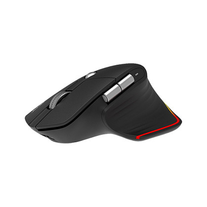 Maus pa kabllo Acer Easy Fit / Optical LED / 6 Buttons - Zezë - Figura 2
