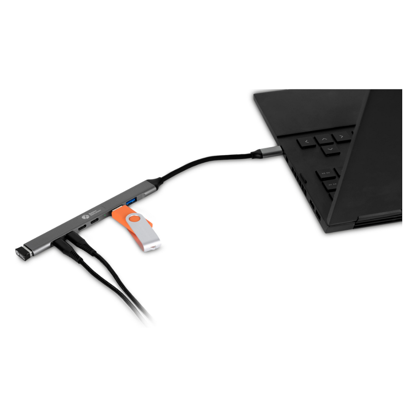 HUB BakkerElkhuizen USB‑C / 7‑in‑1 / 3×USB‑A + 4×USB‑C – Argjend - Figura 4