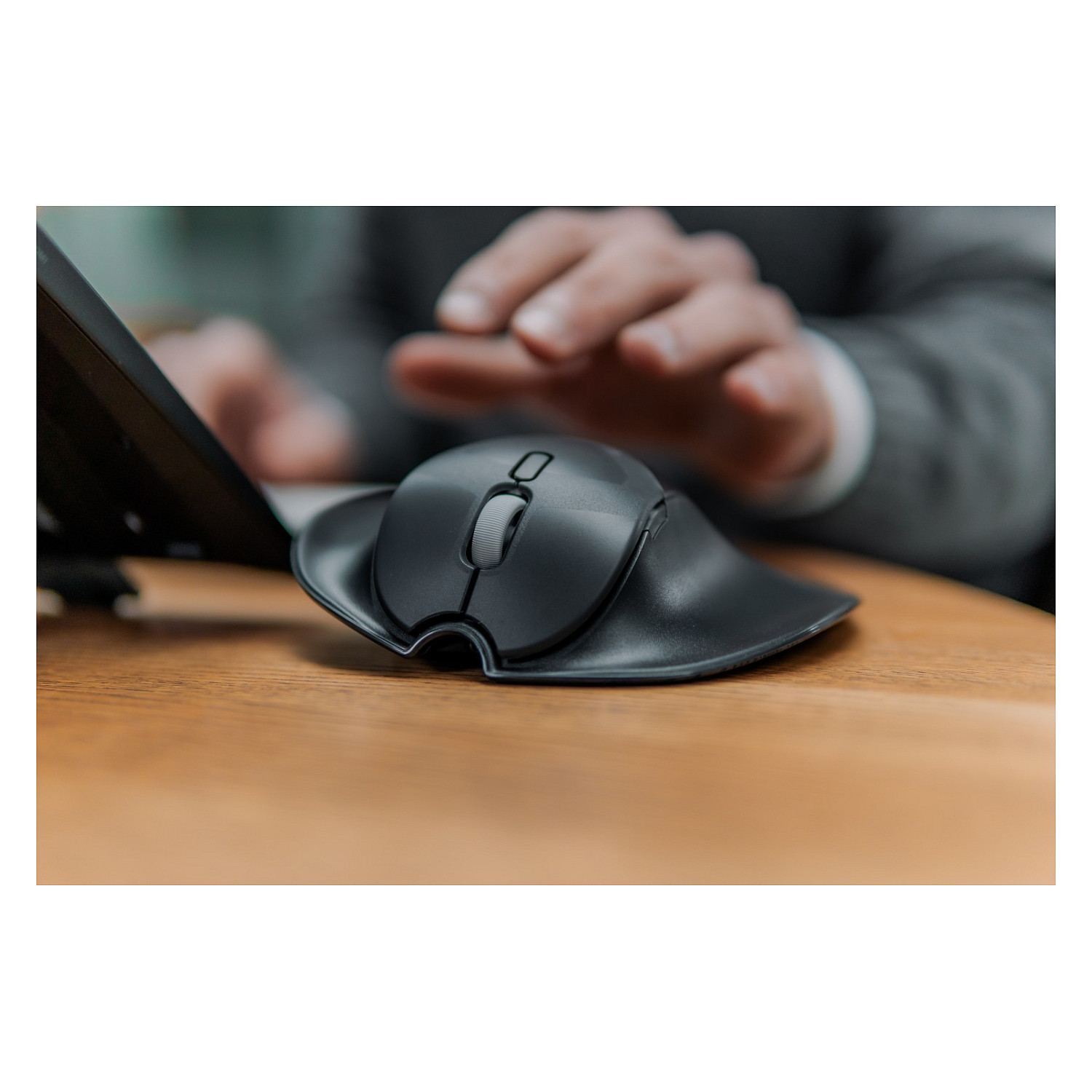 Maus pa kabllo BakkerElkhuizen HandShoeMouse Shift Medium – Zezë - Figura 5