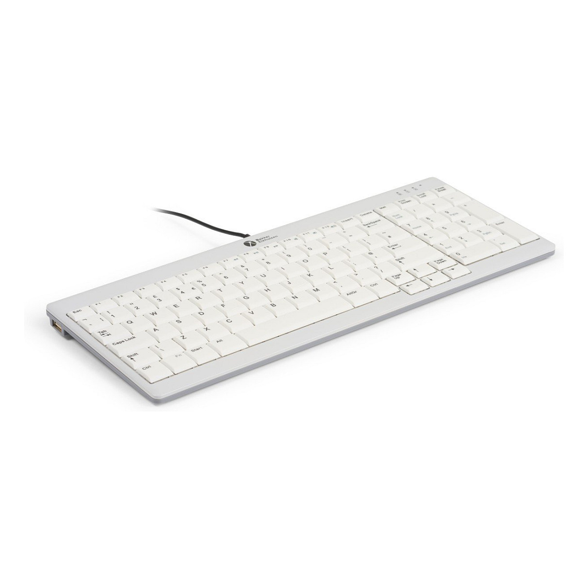 Tastierë me kabllo BAKKER Ultraboard 960 V2 / QWERTZ / German Language - Bardhë - Figura 4