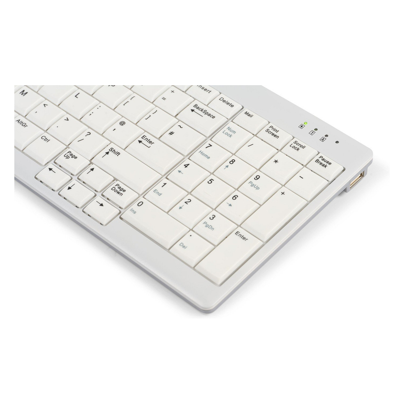 Tastierë me kabllo BAKKER Ultraboard 960 V2 / QWERTZ / German Language - Bardhë - Figura 5
