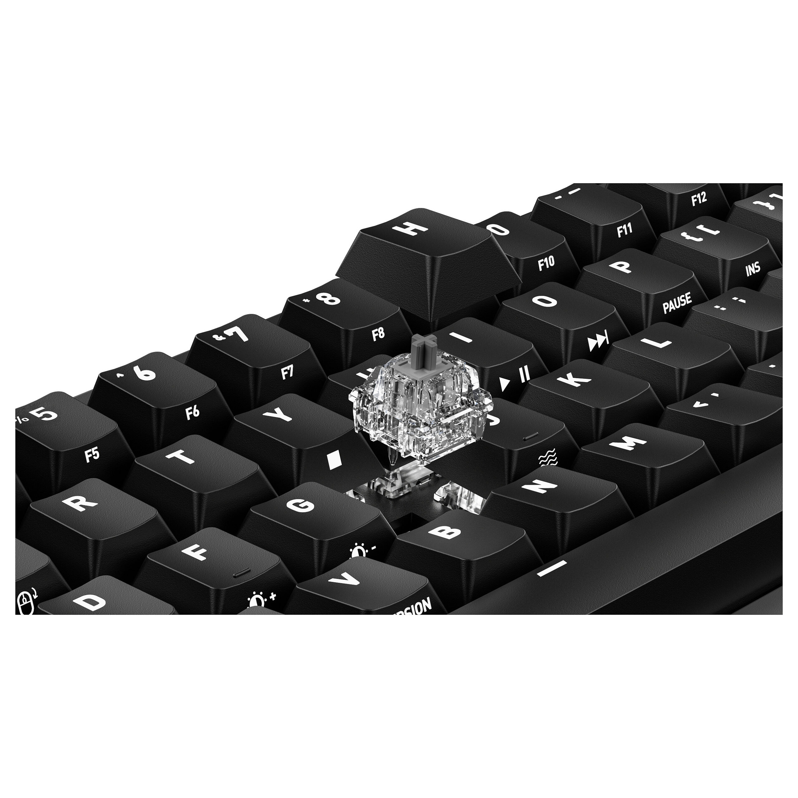 Tastierë Gaming Cherry K5 PRO TMR Compact Wired / AZERTY - Zezë - Figura 5