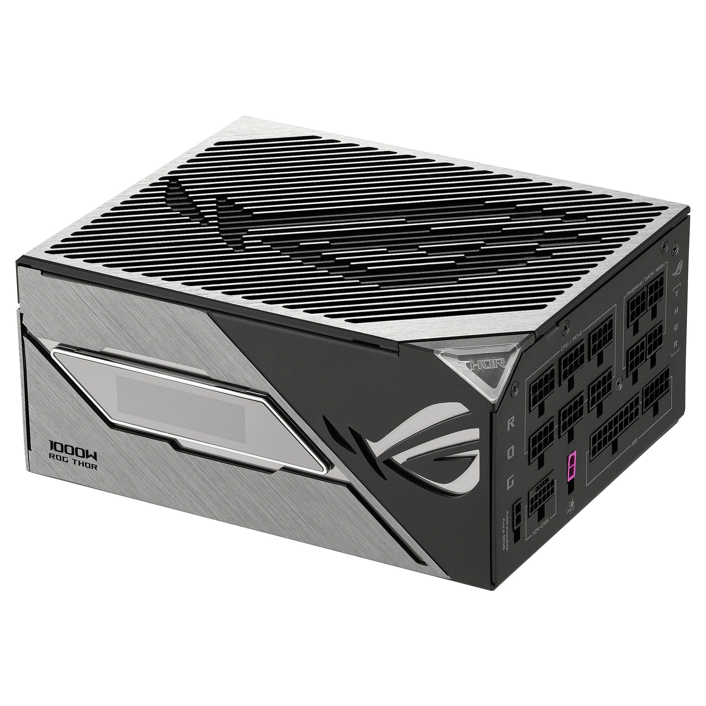 Furnizues Energjie ASUS ROG THOR‑1000P3‑G / 1000W / 80 PLUS Platinum / ATX 3.1 - Zezë