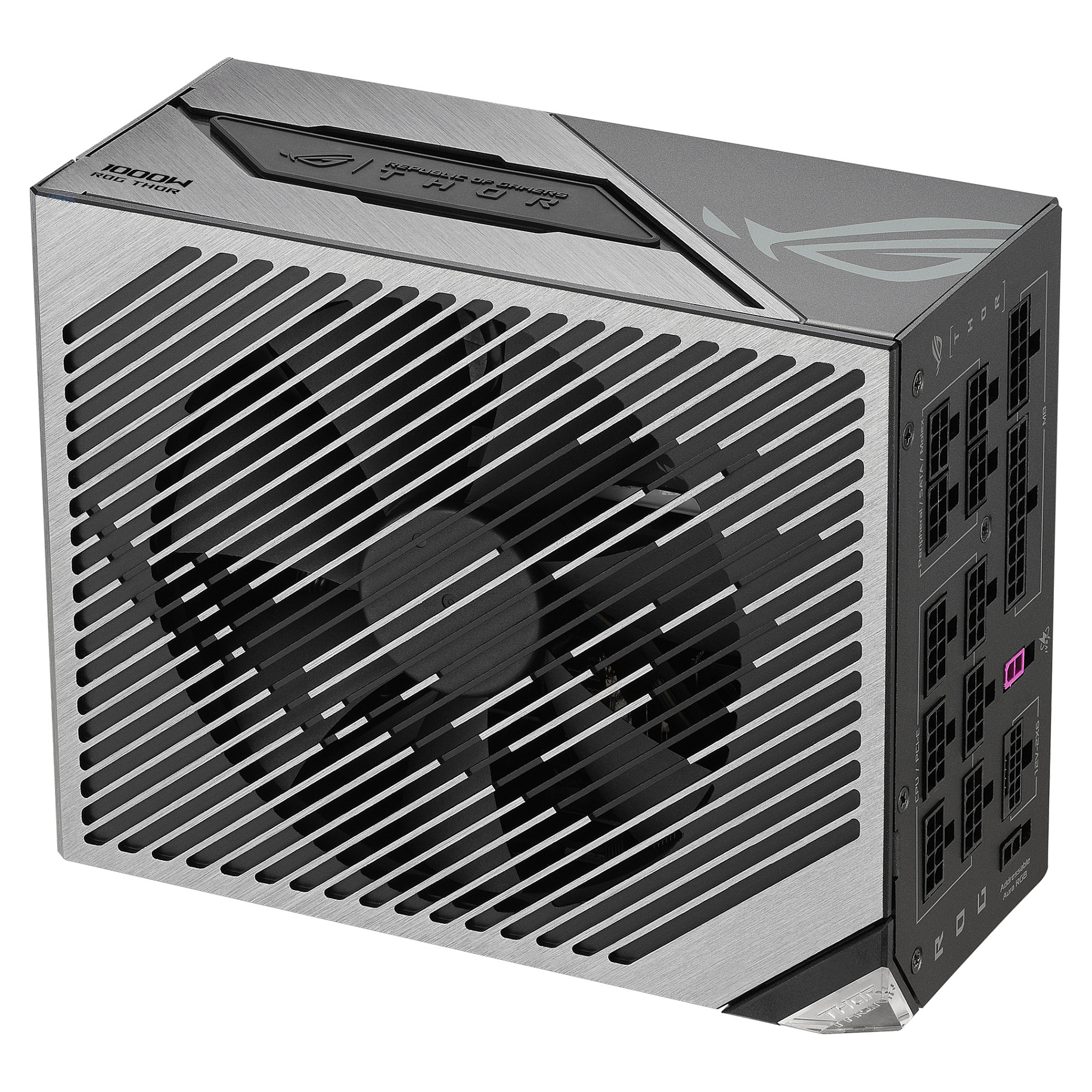 Furnizues Energjie ASUS ROG THOR‑1000P3‑G / 1000W / 80 PLUS Platinum / ATX 3.1 - Zezë - Figura 5