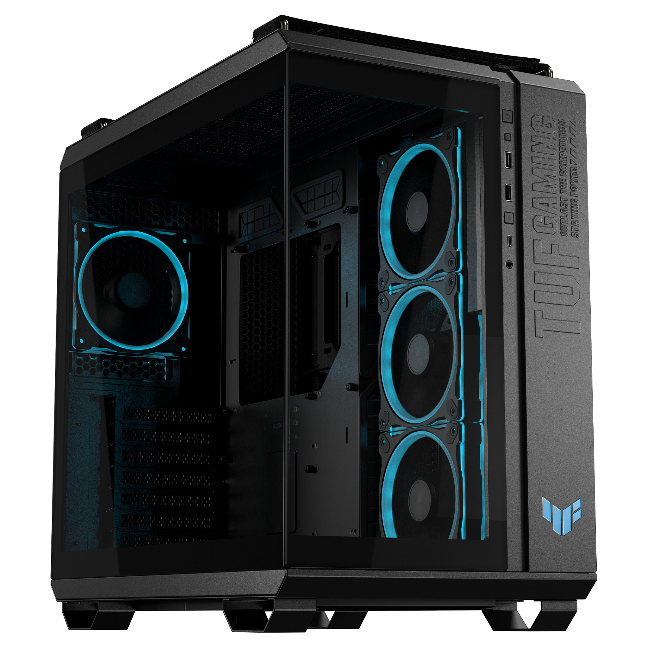 Kasë Asus TUF Gaming GT502 Horizon TG ARGB -Zezë