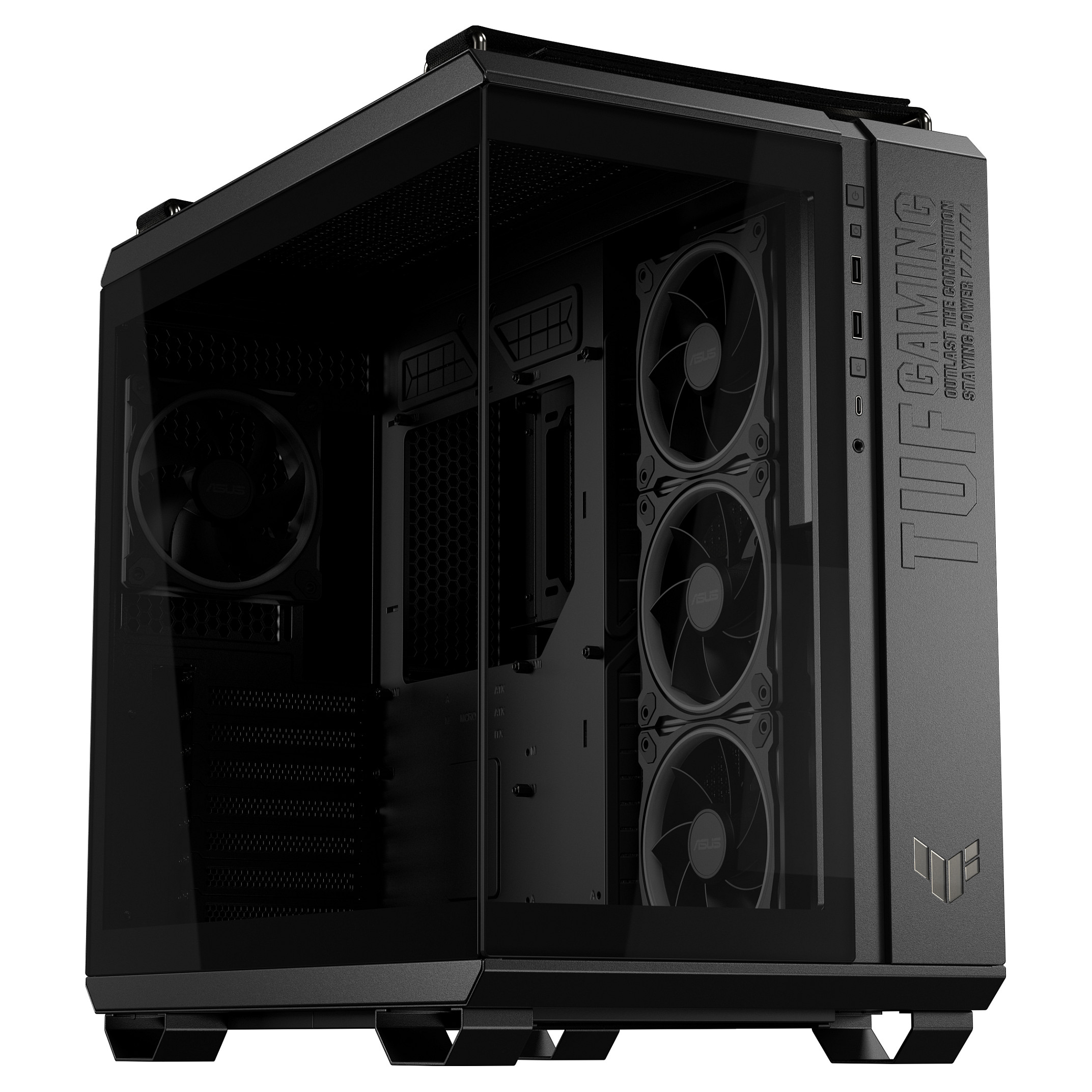 Kasë Asus TUF Gaming GT502 Horizon TG ARGB -Zezë - Figura 2