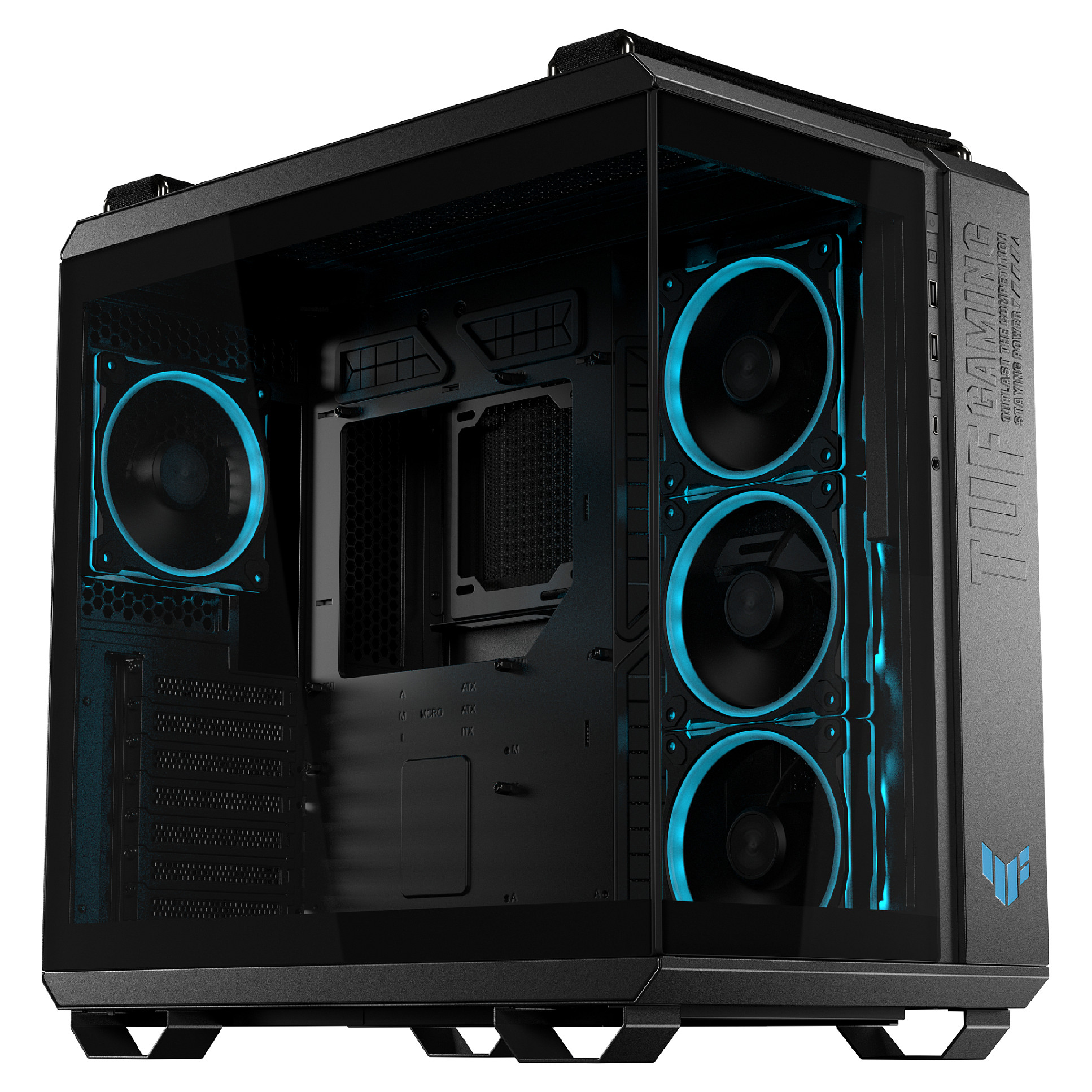 Kasë Asus TUF Gaming GT502 Horizon TG ARGB -Zezë - Figura 4
