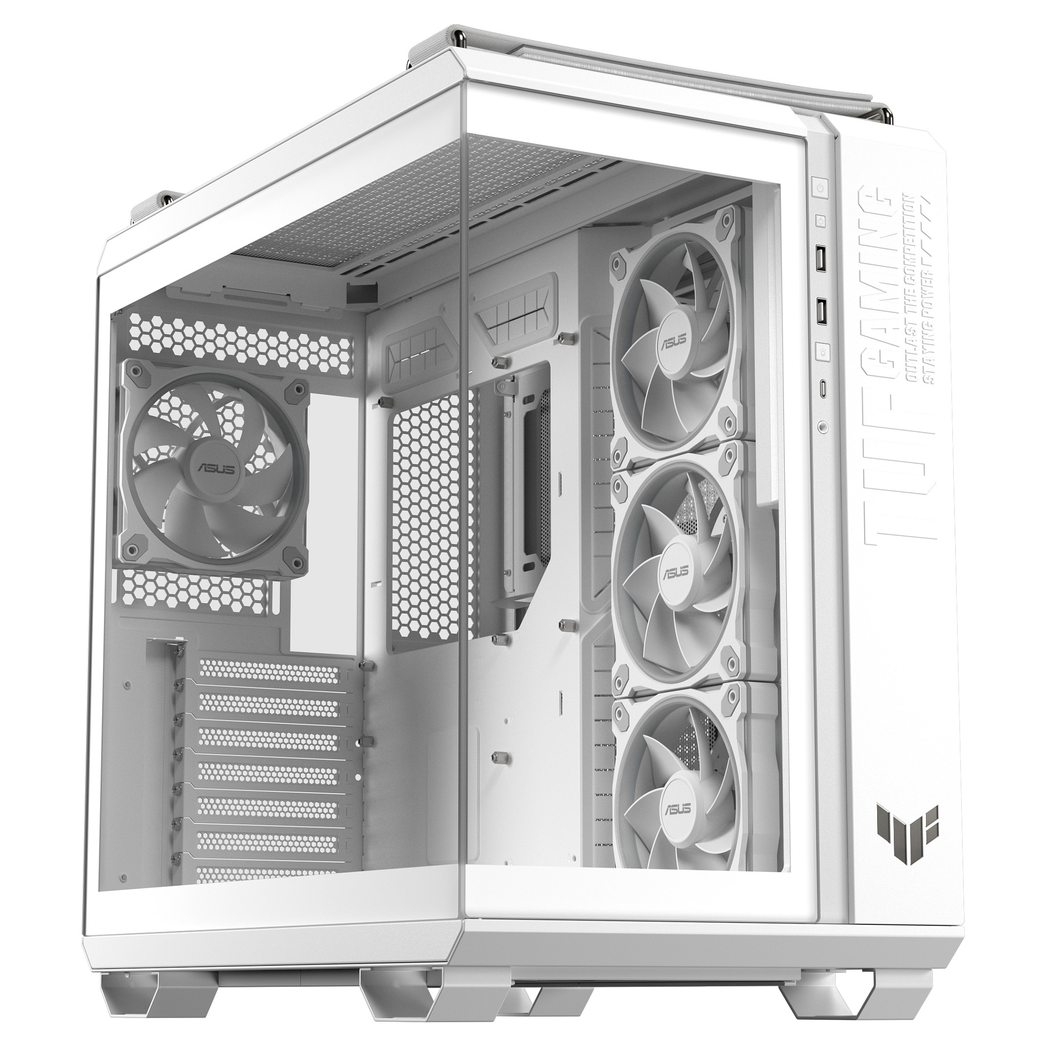 Kasë Asus TUF Gaming GT502 Horizon TG ARGB -Bardhë - Figura 2
