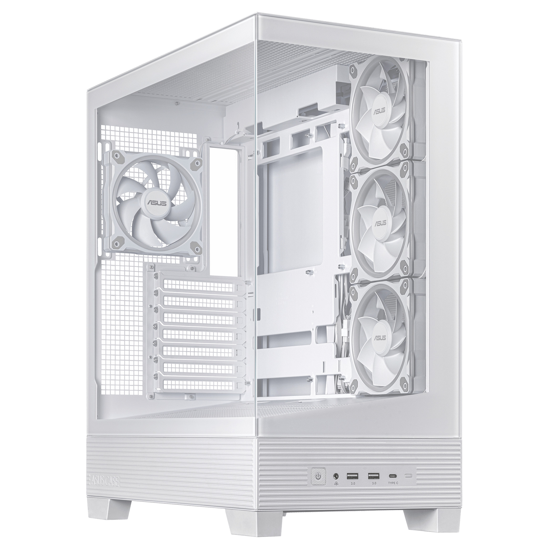 Kasë Asus A31 Plus TG ARGB -Bardhë