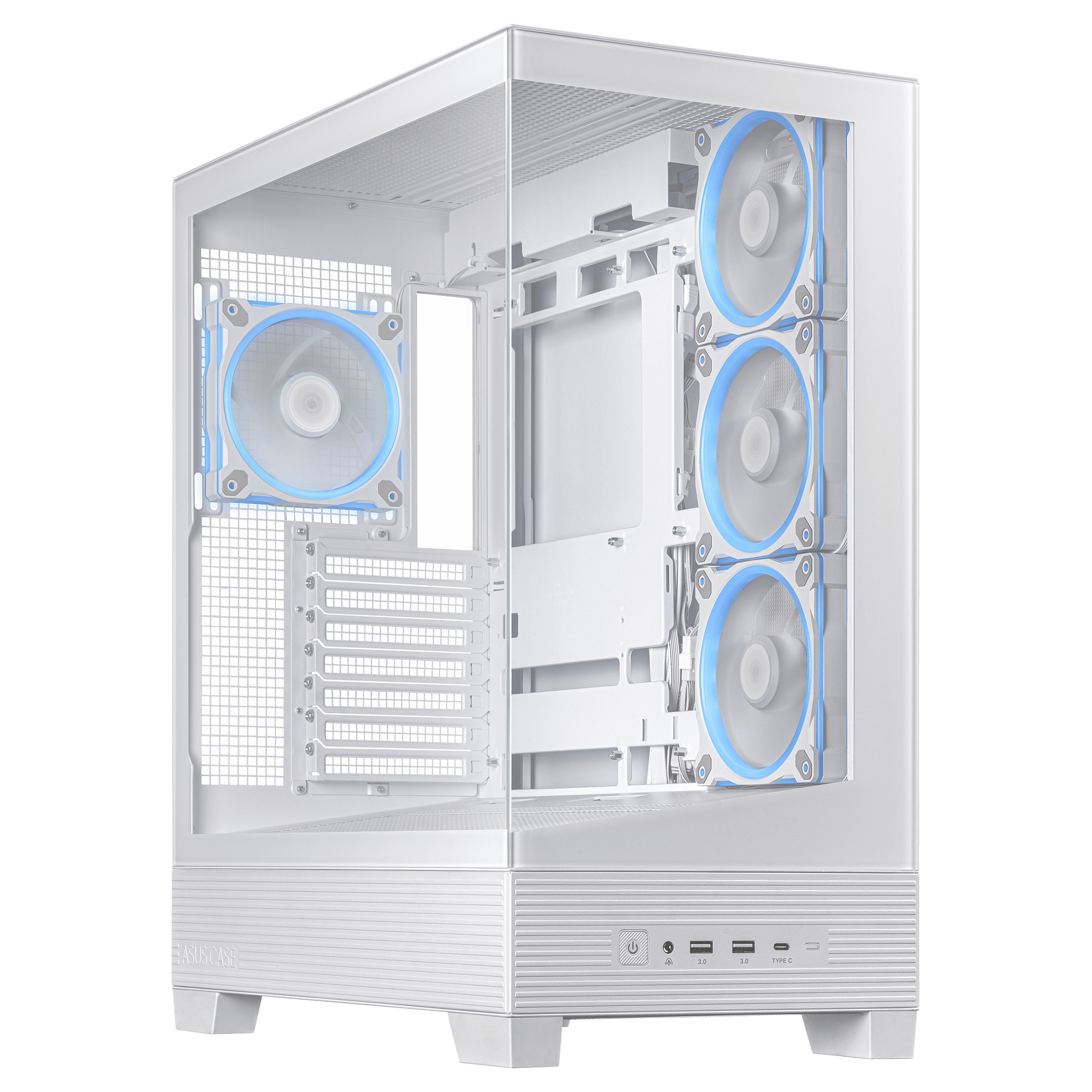 Kasë Asus A31 Plus TG ARGB -Bardhë - Figura 2