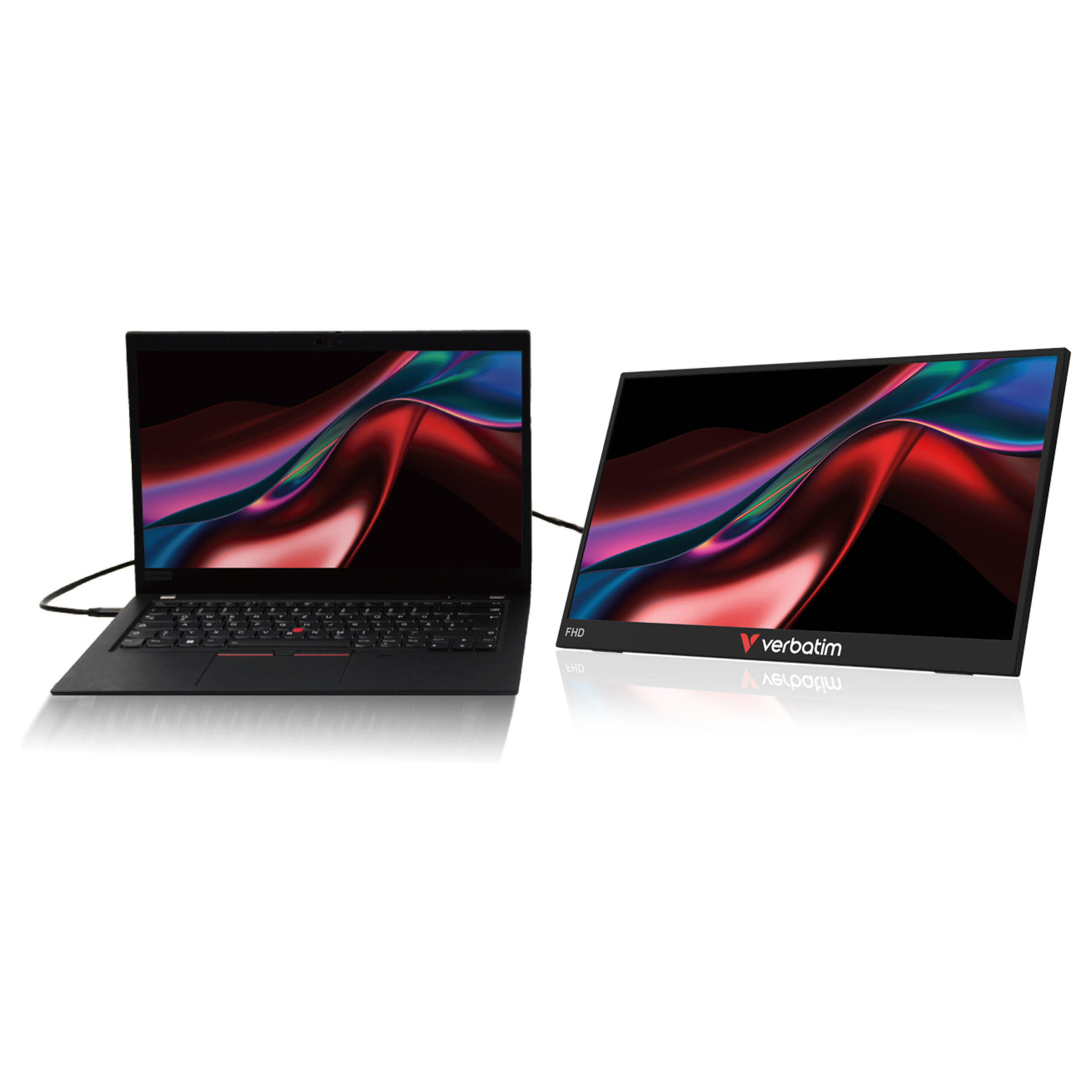 Monitor Verbatim PM-15 Light / 15.6"/ Full HD IPS / LCD / 60Hz / 10ms / HDMI+USB - Zezë - Figura 2