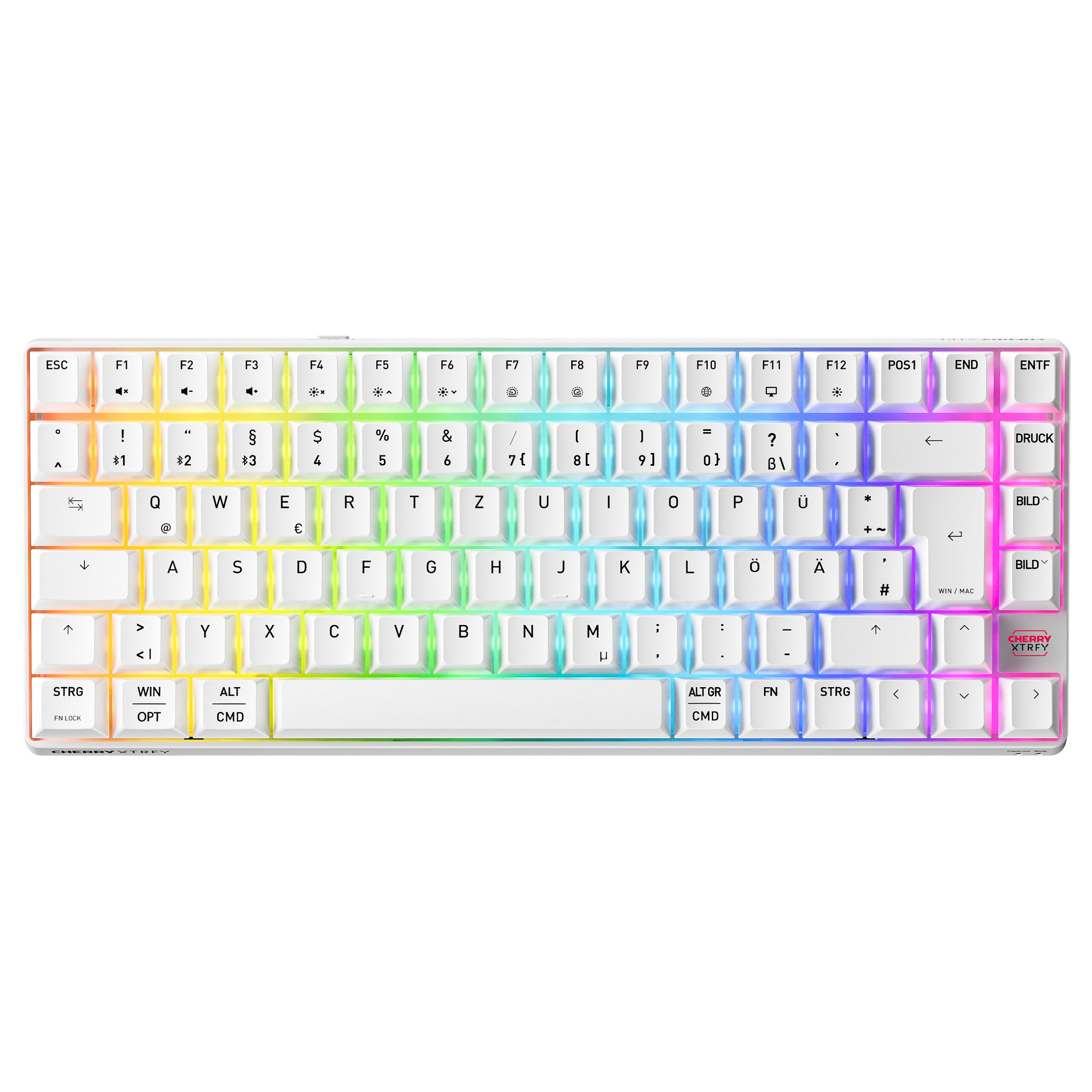 Tastierë Gaming K33 Compact FS / Wireless / QWERTZ / German Language - Bardhë
