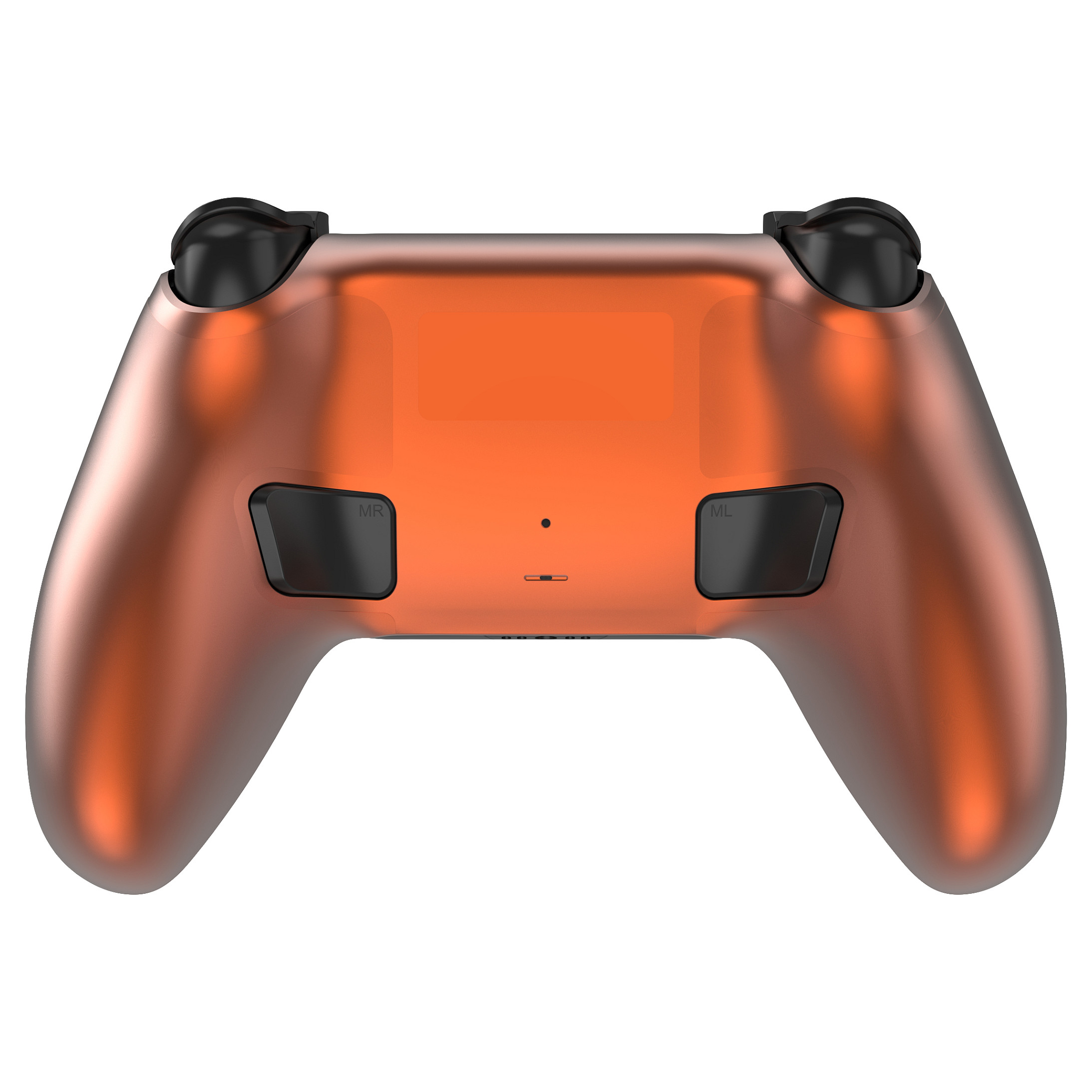 Kontroller për Sony Deltaco incl. Charging Dock / Wireless / PS5 - Portokalli / Zezë - Figura 2