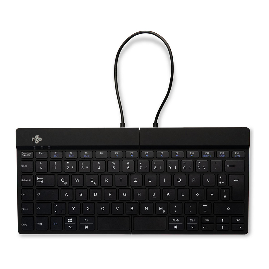 Tastierë pa kabllo R-Go Split Break Ergonomic Bluetooth / QWERTZ - Zezë - Figura 2
