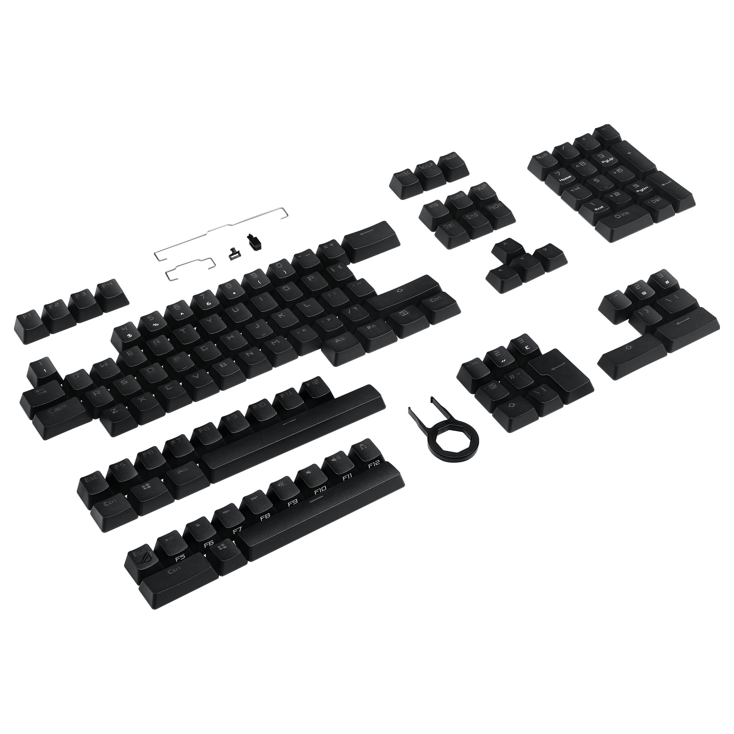 Set taste ASUS ASUS ROG PBT / 124 copë - Zezë - Figura 5