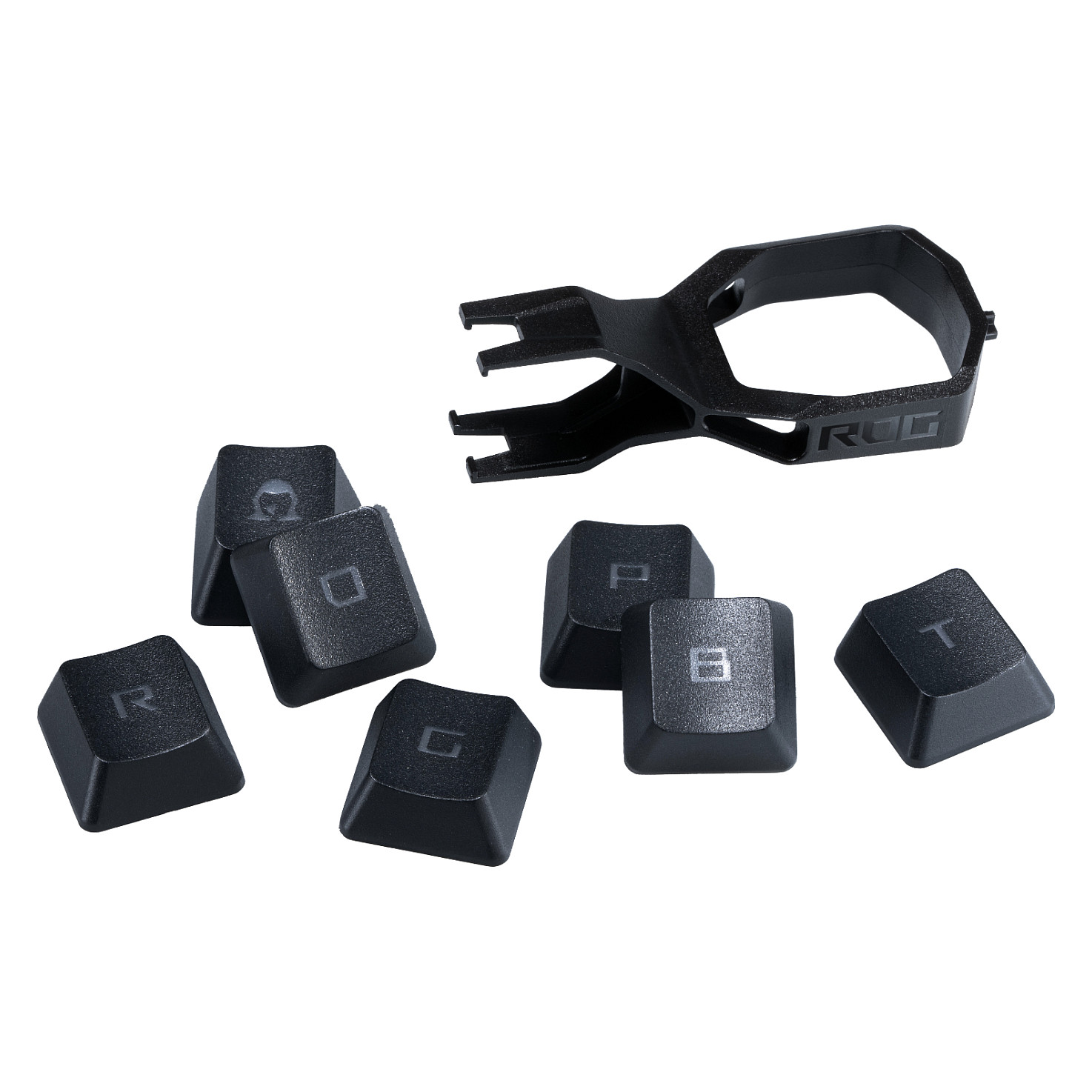 Set taste ASUS ASUS ROG PBT Doubleshot për ROG RX Switches / 123 copë - Zezë - Figura 2