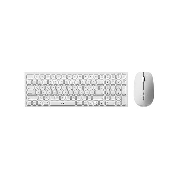 Combo(Tastierë&Maus) Wireless Alogic Echelon Compact / DE Layout - Bardhë