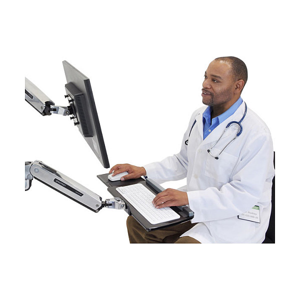 Mbajtëse e tastierës dhe mausit Ergotron LX / 2.2 kg / 51 cm / Shtrirje të tastaturës 107 cm - Figura 4
