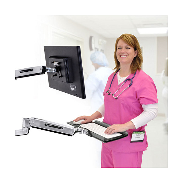 Mbajtëse e tastierës dhe mausit Ergotron LX / 2.2 kg / 51 cm / Shtrirje të tastaturës 107 cm - Figura 5
