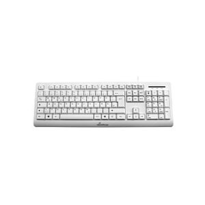 Tastierë me kabllo MediaRange MROS110 / QWERTZ - Bardhë