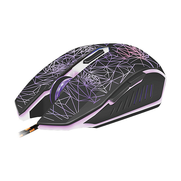 Set gaming LogiLink me tastierë maus dhe mousepad 35x25x0.4cm - Zezë - Figura 5