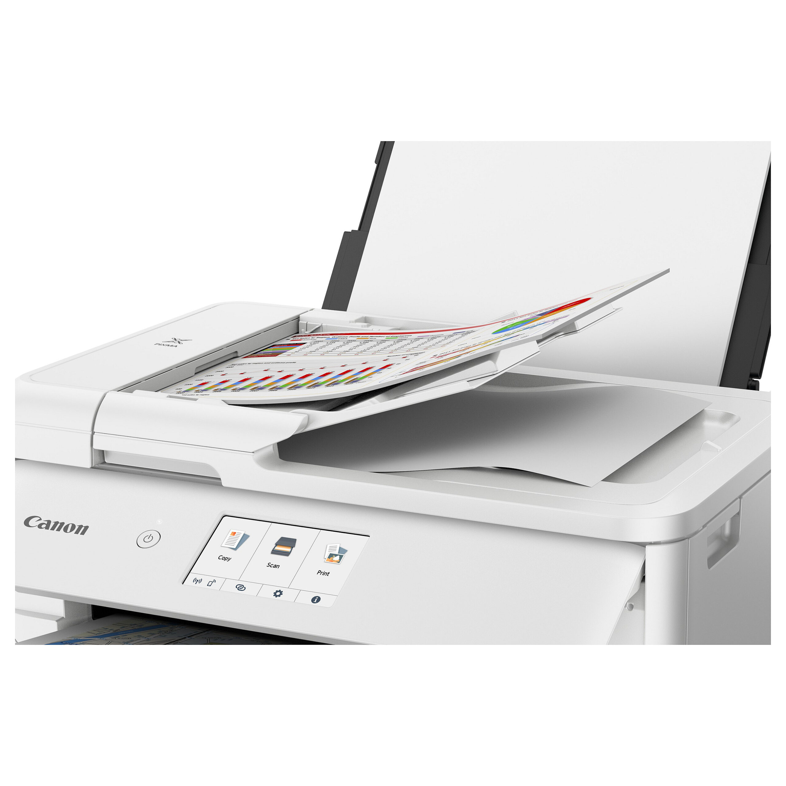 Printer Multifunksional T Canon PIXMA TS9551Ca WIFI Touch / 3in1 / A3 / 15ppm - Bardhë - Figura 3