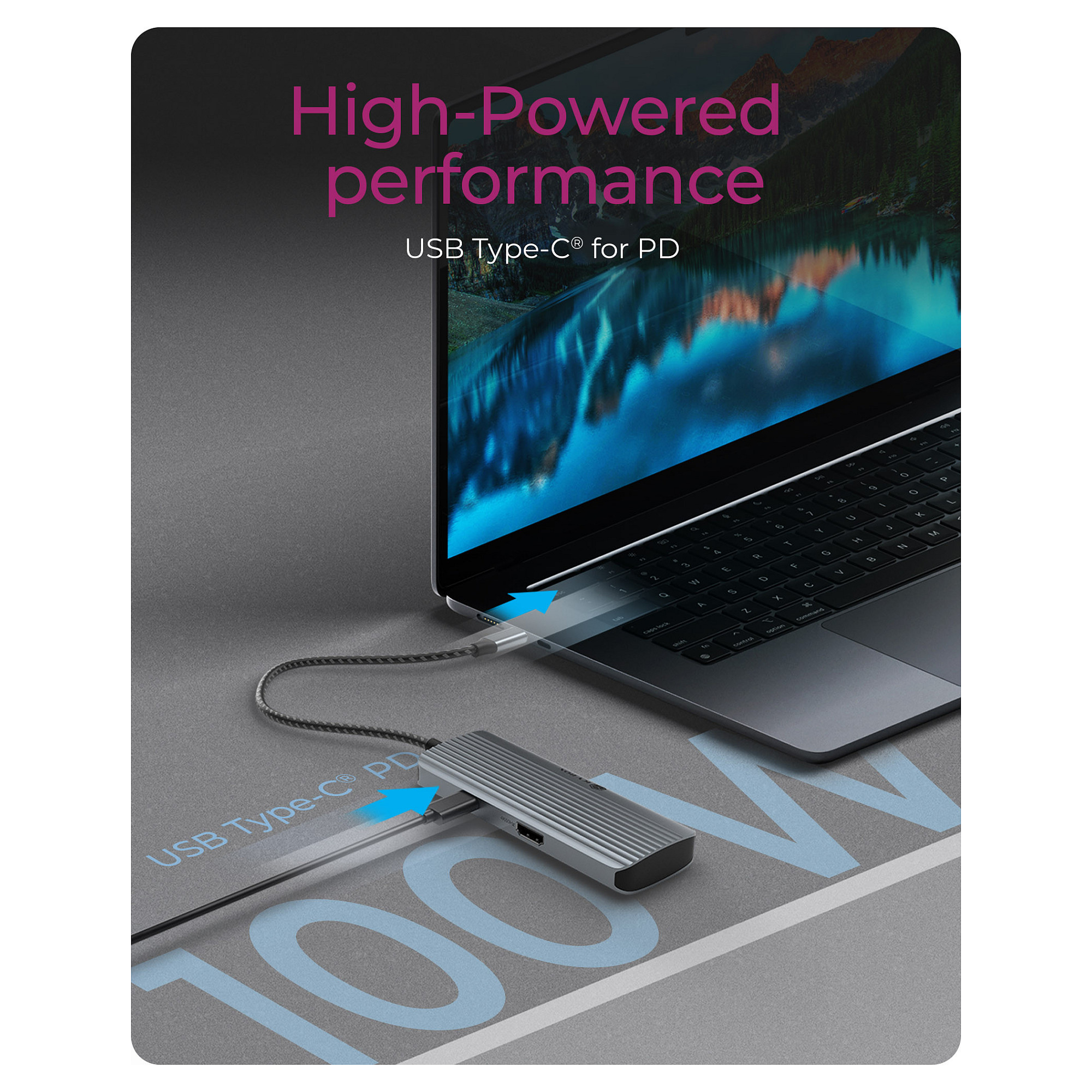 Docking Station ICY BOX IB‑DK4022a‑CPD / 1xUSB‑C / 4xUSB-A / 1xHDMI - Argjend - Figura 2