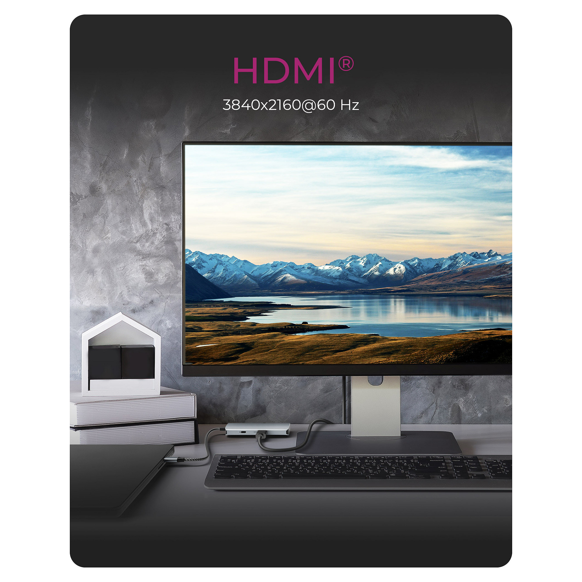 Docking Station ICY BOX IB‑DK4022a‑CPD / 1xUSB‑C / 4xUSB-A / 1xHDMI - Argjend - Figura 4