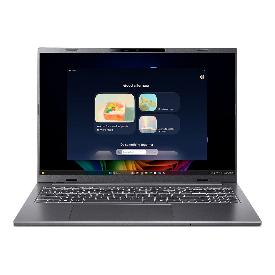 Laptop Acer Aspire 16 A16-52M-55DS / Ultra 5 226V / 16GB LPDDR5x / 512GB / 16" WUXGA IPS 60Hz / Intel Arc Graphics 130V / DE - Gri