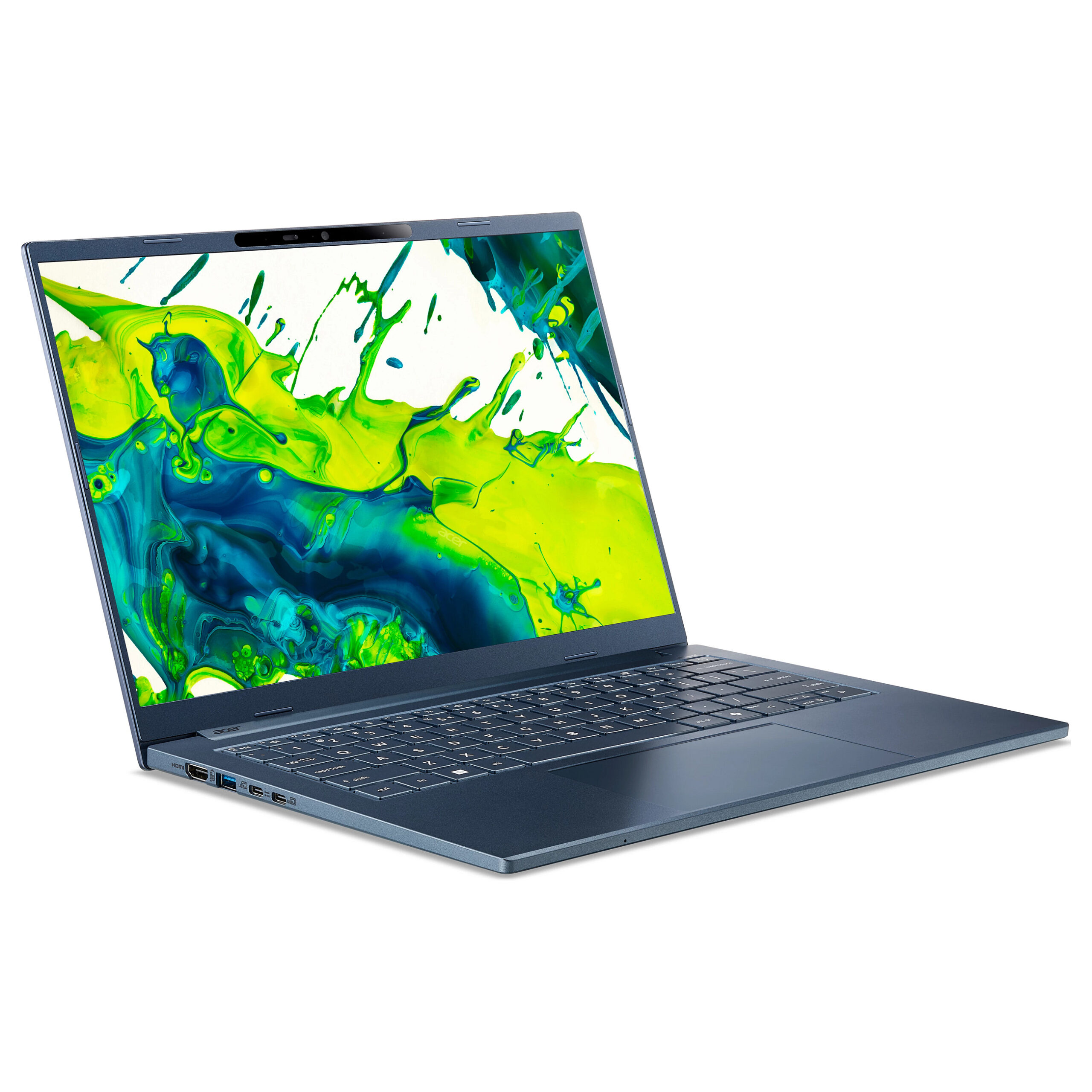 Laptop Acer Aspire 14 AI A14-11M-X0Q0 / Snapdragon X X1-26100 / 32GB LPDDR5x / 1TB / 14" WUXGA IPS 120Hz / Qualcomm Adreno GPU / DE - Blu e Errët - Figura 2