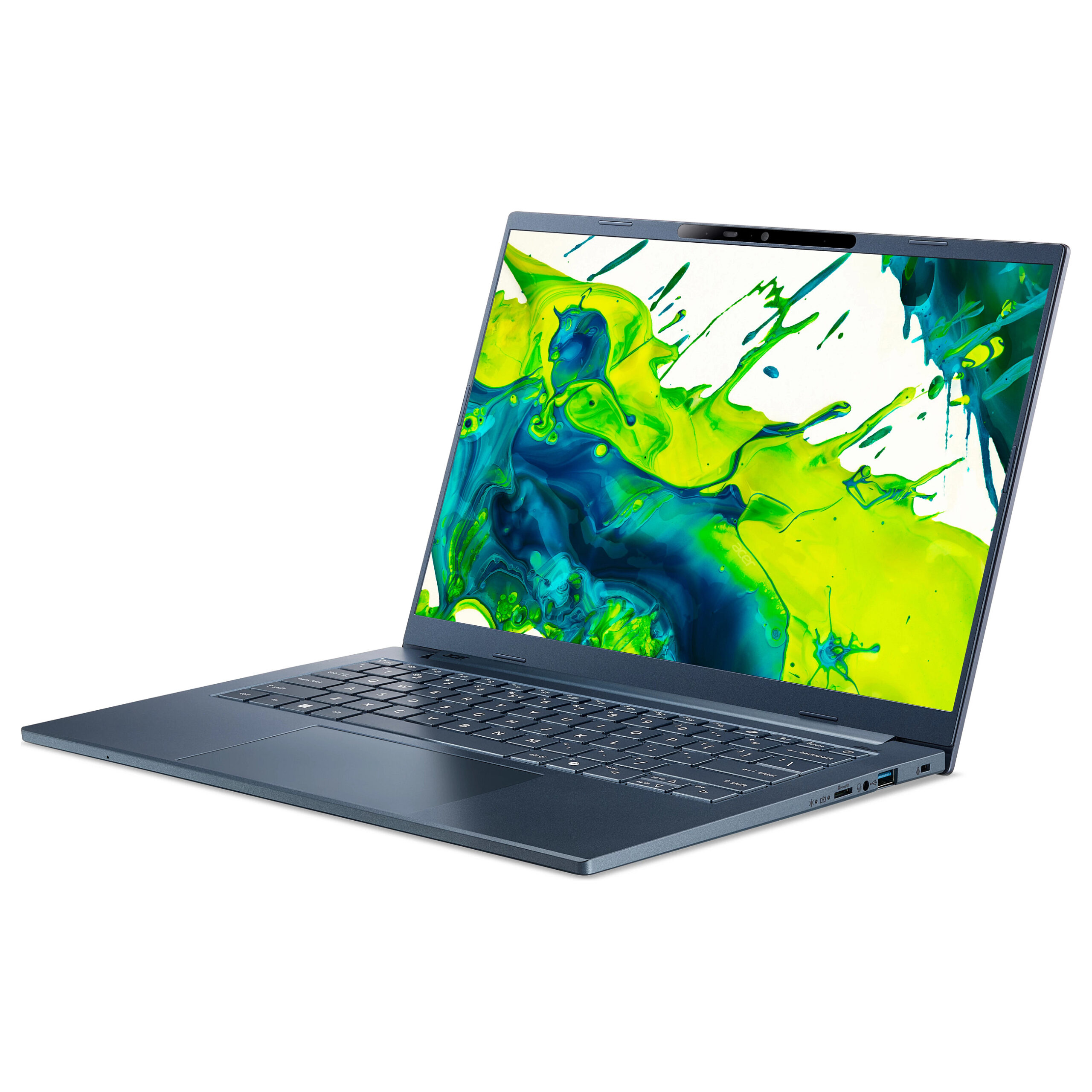 Laptop Acer Aspire 14 AI A14-11M-X0Q0 / Snapdragon X X1-26100 / 32GB LPDDR5x / 1TB / 14" WUXGA IPS 120Hz / Qualcomm Adreno GPU / DE - Blu e Errët - Figura 3