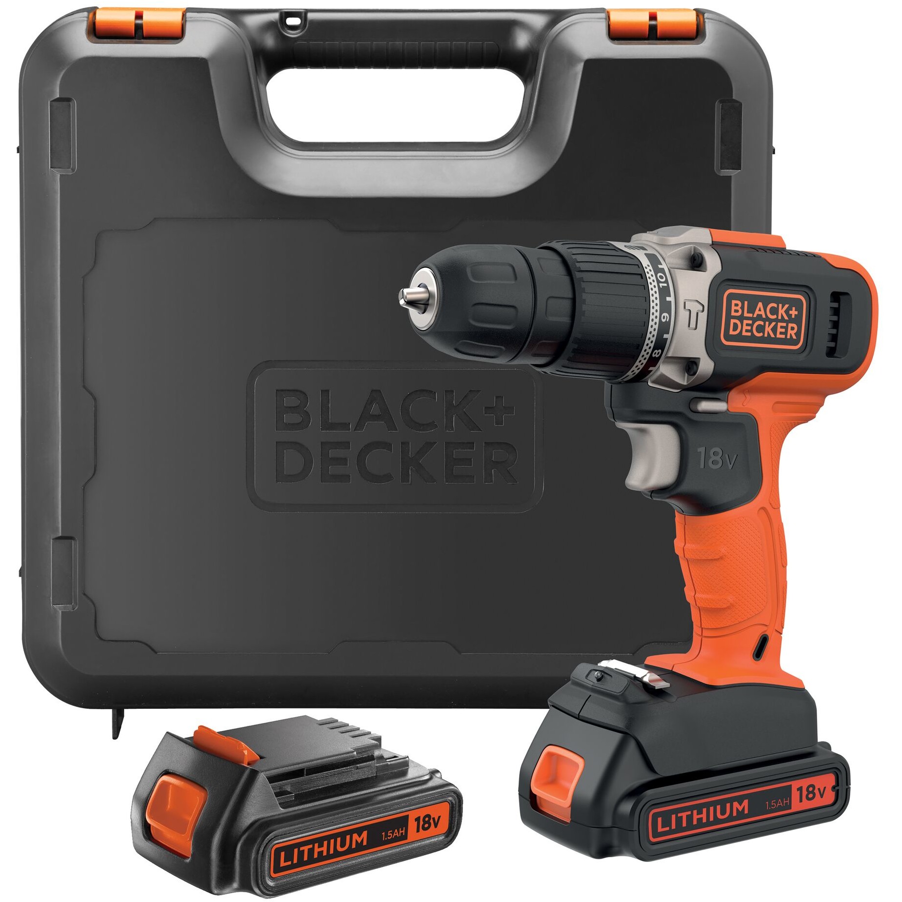 Vidator Goditës Black&Decker 18V 2x1.5Ah BCD003C2K