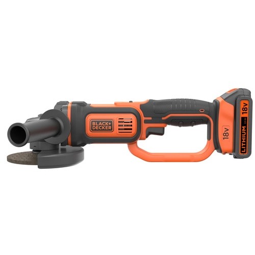 Black & Decker BCG720N 18V 125mm Cordless Angle Grinder