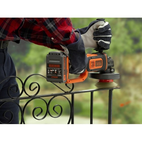 Black & Decker BCG720N 18V 125mm Cordless Angle Grinder - Figura 2