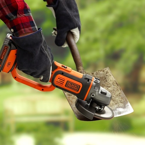 Black & Decker BCG720N 18V 125mm Cordless Angle Grinder - Figura 4