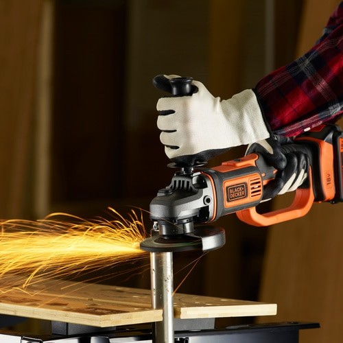 Black & Decker BCG720N 18V 125mm Cordless Angle Grinder - Figura 5