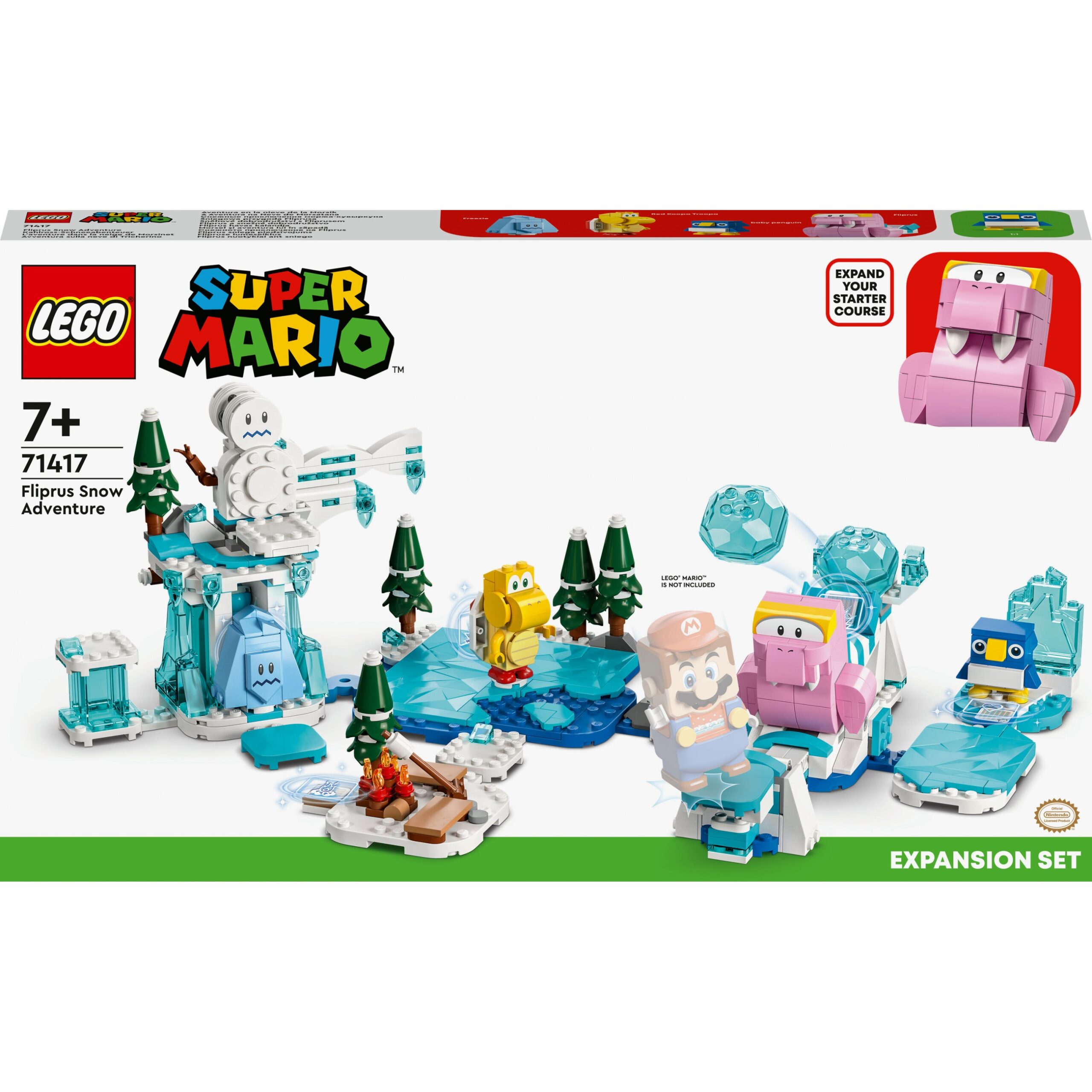 Lodër LEGO Super Mario - Mali me dëbor