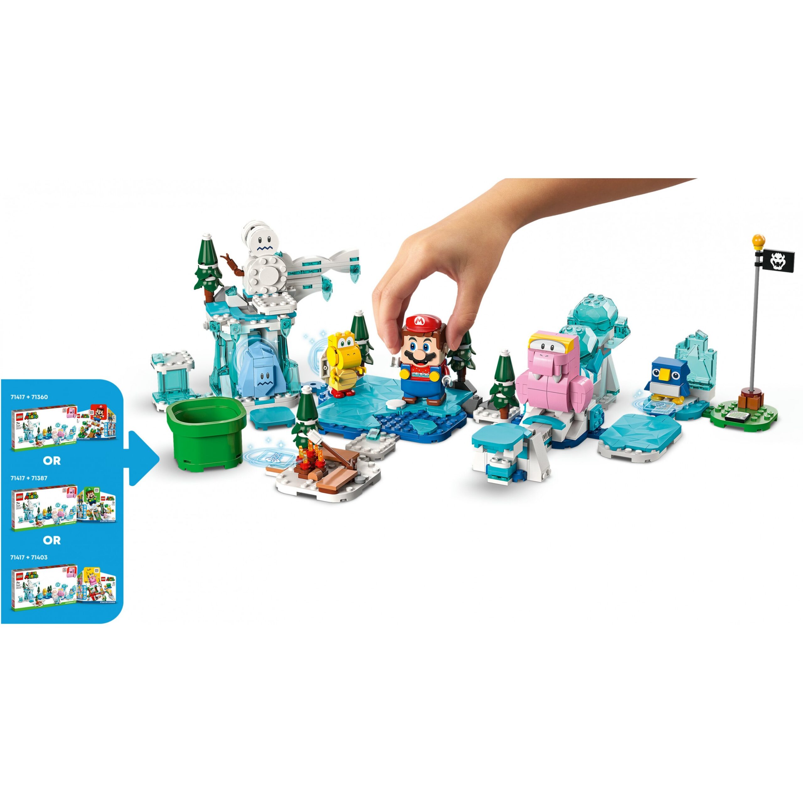 Lodër LEGO Super Mario - Mali me dëbor - Figura 5